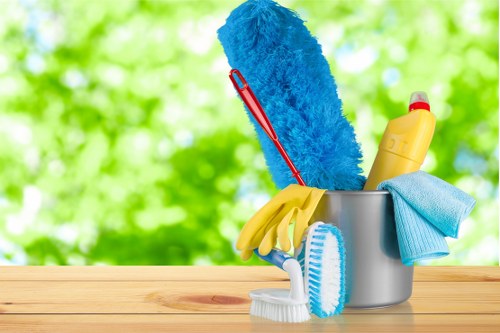 Carpet cleaning team using recycling-conscious practices in Old Oak Common